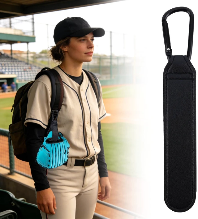 Alt view image 7 of 7 - 2pcs Adjustable Baseball Glove Clip for Hanging Bags, Sports Gear Drying & Storage Accessory with Hanging Loops Travel Organizer for Gloves Training Equipment and Protective Gear