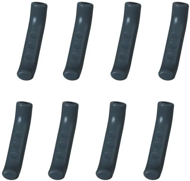Main image of 4Pairs Silicone Brake Lever Grip Covers, Anti-Slip & Shock-Absorbing Handle Protector Sleeves for Mountain Road Bike, BMX, MTB, Universal Fit Cycling Accessories (Black)