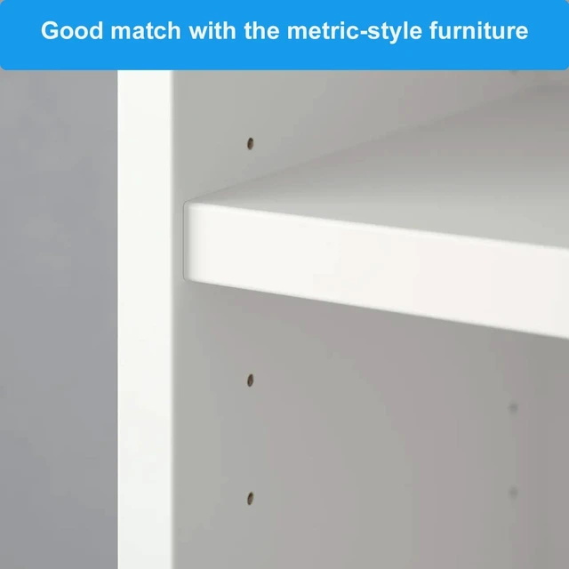 Alt view image 2 of 7 - 5mm Shelf Support Pegs, Clear Cabinet Shelf Support Pins, Plastic Shelf Holder Pins Replacement Shelves Peg for Closet Bookshelves 20 Pcs