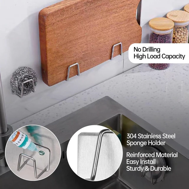 Alt view image 3 of 7 - Sponge Holder for Kitchen Sink Suction,sponge caddy in Sink Sponge Holder