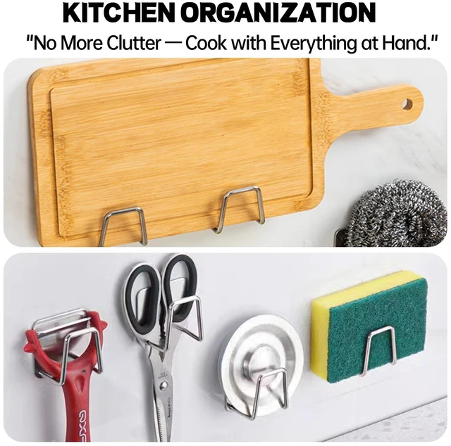 Alt view image 4 of 7 - Sponge Holder for Kitchen Sink Suction,sponge caddy in Sink Sponge Holder