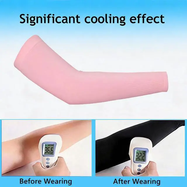 Alt view image 3 of 7 - JUSDIQIR UV Sun Protection Cooling Compression Arm Sleeves for men women (1, Black)