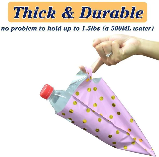 Alt view image 3 of 7 - 30PCS Party Favor Goodie Bags Goody Treat Small Gift Bags for Kids | Plastic Candy Return Gift Bags for Girls Boys Birthday Party, Baby Shower, Christmas