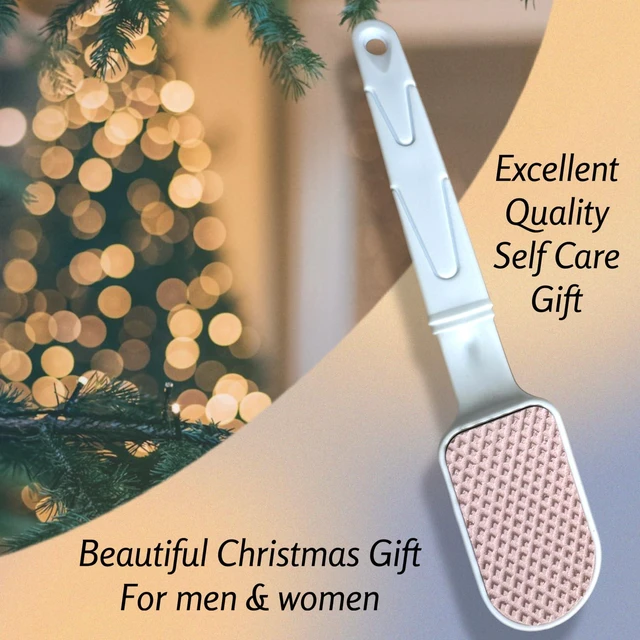 Alt view image 5 of 7 - Double-Sided Pumice Stone & Foot File Rasp Heels Scraper Scrubber Cracked Feet Instant Exfoliator Buffer Dead Hard Skin Callus Remover Elbows Hand Feet Pedicure Tool Corn Softener Sole Smoother