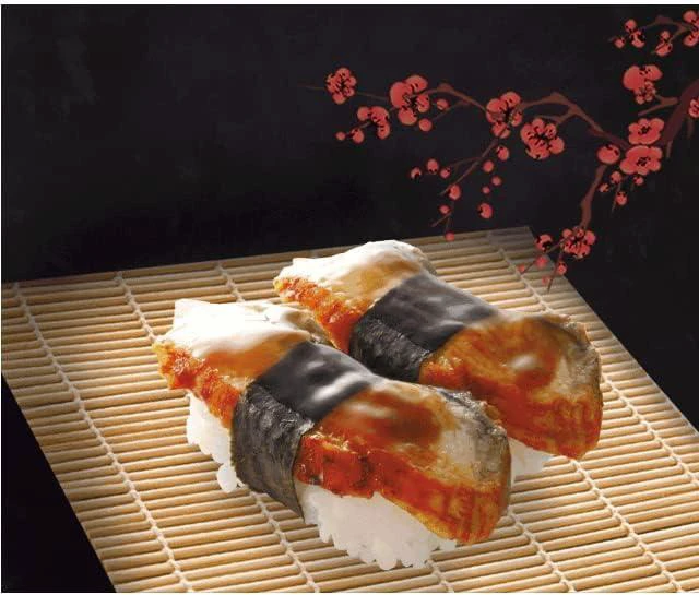 Alt view image 4 of 5 - BZG 2 Pack Bamboo Sushi Rolling Mat, Sushi roll maker,Sushi making kit, Bamboo Sushi Rolling Mat,Sushi maker(9.5" x 9.6")