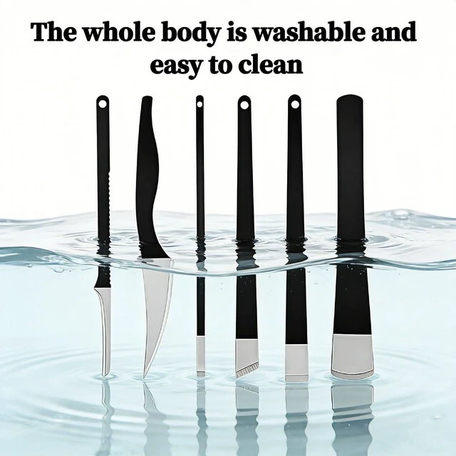 Alt view image 7 of 7 - 6-Piece Ingrown Toenail Tool Kit, Stainless Steel Foot Callus Remover & Pedicure Tools Set with Storage Case, Heavy Duty Durable Foot Rasp for Dead Skin Corn, Home Use