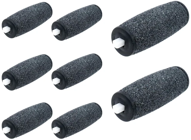 Main image of 8 PCS Regular Coarse Refill Rollers Foot File Replacement Roller Pedicure Hard Skin Remover Compatible with Amope Pedi Electronic Foot File