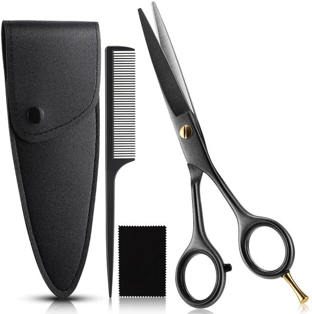 Main image of Cutting Scissors Professional 6.9", 4 in 1 Premium High Carbon Stainless Steel Hair Cutting Shears, Barber Scissors, Ergonomic Design Shears for Hair Cutting Trimming for Salon & Home