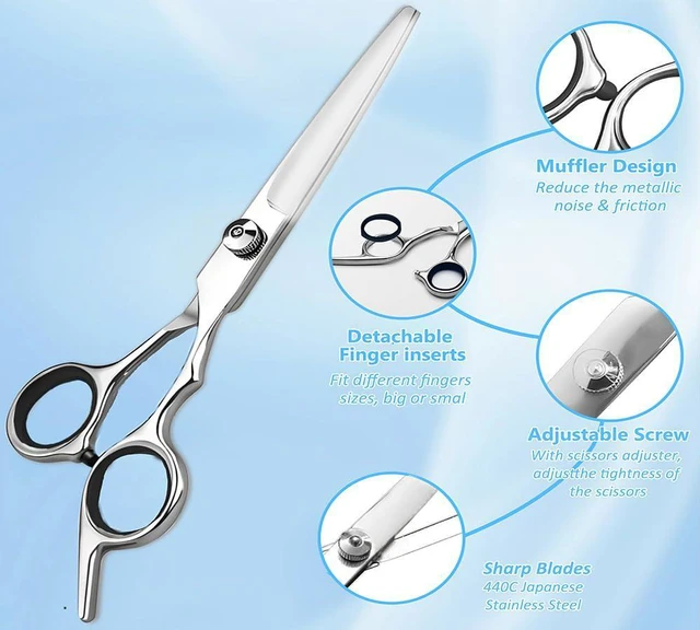 Alt view image 2 of 7 - Professional Barber Hair Cutting Shears Salon Home Hair Cut