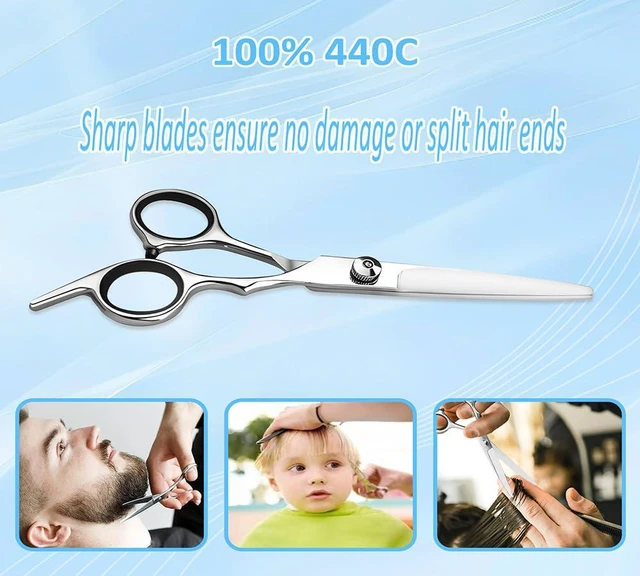 Alt view image 5 of 7 - Professional Barber Hair Cutting Shears Salon Home Hair Cut