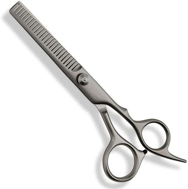 Main image of 6 Inch Hair Thinning Scissors Cutting Teeth Shears Professional Barber Hairdressing Texturizing Salon Razor Edge Scissor Stainless Steel - Black