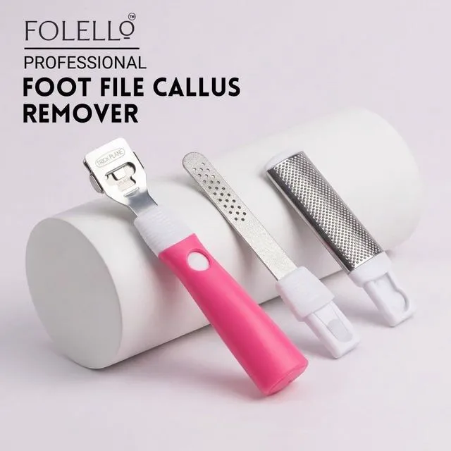 Alt view image 2 of 7 - Professional Multipurpose Foot File Callus Remover, Stainless Steel Filer for Hard Skin/Cuticle/Corn/Cutting Callous, Feet Dead Skin Remover, Salon Accessories
