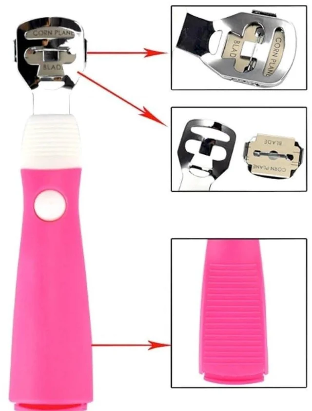 Alt view image 3 of 7 - Professional Multipurpose Foot File Callus Remover, Stainless Steel Filer for Hard Skin/Cuticle/Corn/Cutting Callous, Feet Dead Skin Remover, Salon Accessories