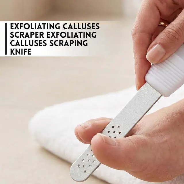 Alt view image 7 of 7 - Professional Multipurpose Foot File Callus Remover, Stainless Steel Filer for Hard Skin/Cuticle/Corn/Cutting Callous, Feet Dead Skin Remover, Salon Accessories