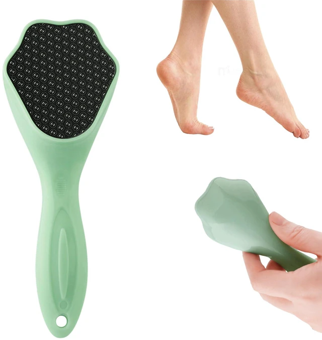 Main image of Hard Skin Remover Nano Glass Foot File - Foot Callus Remover with Handle Foot File Callus Remover with Nano-Level Grinding Points Durable Foot Scrubber Dead Skin Removal for Wet Dry Feet (Green)