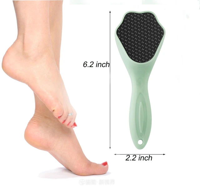 Alt view image 6 of 7 - Hard Skin Remover Nano Glass Foot File - Foot Callus Remover with Handle Foot File Callus Remover with Nano-Level Grinding Points Durable Foot Scrubber Dead Skin Removal for Wet Dry Feet (Green)