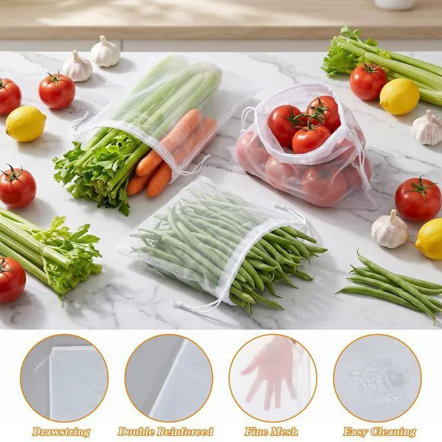 Alt view image 6 of 7 - 3PCS Nylon Cloth Strainer, Reusable Nut Milk Bag | 200 Mesh Strainer Bags for Juicing, Fine Mesh Nylon Cheesecloth Bags for Straining Filtering, 14.17x9.45in/17.72x11.81in