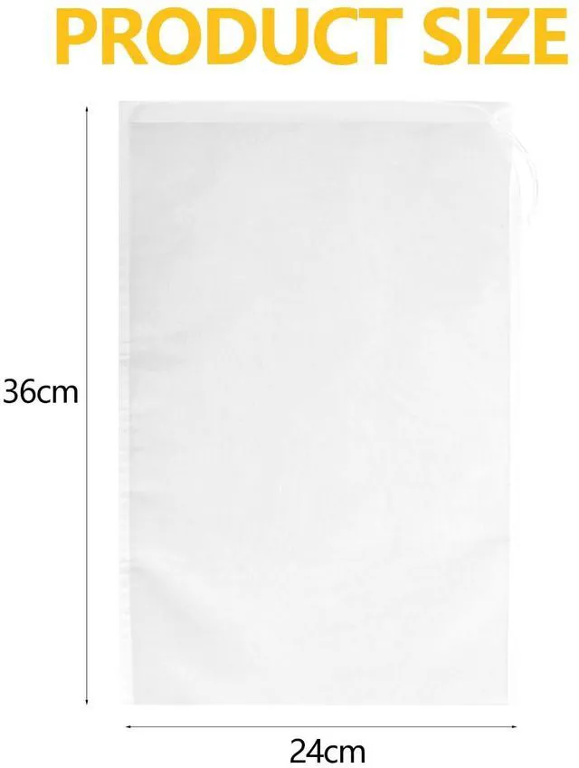 Alt view image 2 of 7 - Cheese Cloths for Straining Cheese Cloth Bag Cheesecloth Fine Mesh Reusable Nut Milk Bags All Purpose Food Strainer for Filter Almond Cold Brew Yogurt Juice Tofu and More 9.4"x14.1" 4Pcs