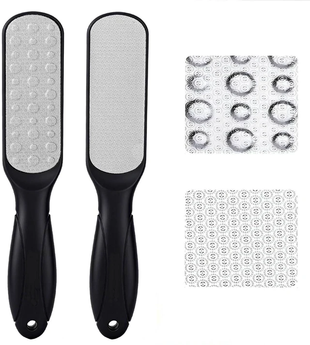 Main image of Foot File,Double Sided Multidirectional Nickel Foot File Callus Remover - Immediately Reduces calluses and Corns to Powder forInstant Results, Safe Tool