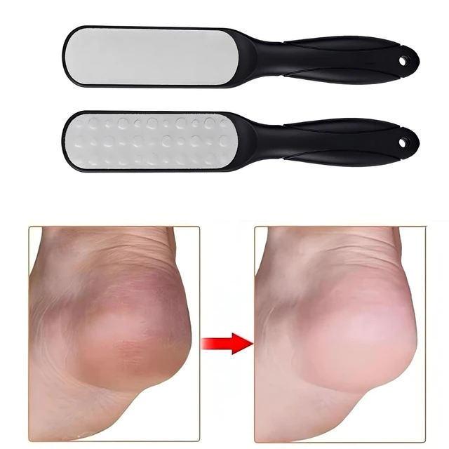 Alt view image 4 of 6 - Foot File,Double Sided Multidirectional Nickel Foot File Callus Remover - Immediately Reduces calluses and Corns to Powder forInstant Results, Safe Tool
