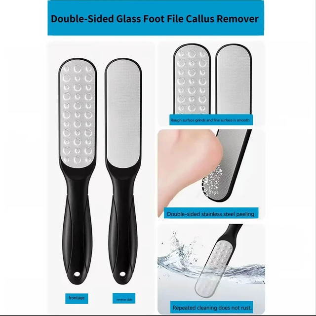Alt view image 6 of 6 - Foot File,Double Sided Multidirectional Nickel Foot File Callus Remover - Immediately Reduces calluses and Corns to Powder forInstant Results, Safe Tool