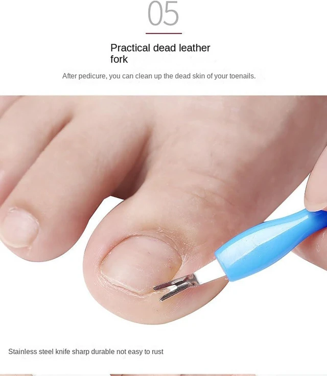 Alt view image 5 of 7 - Callus Remover & File - Metal Scraper for Dead Skin & Heels. Wet/Dry. Black | for Dead Skin, Cracked Heels, and Hard Skin. Complete Pedicure Kit Essential Grooming Tool
