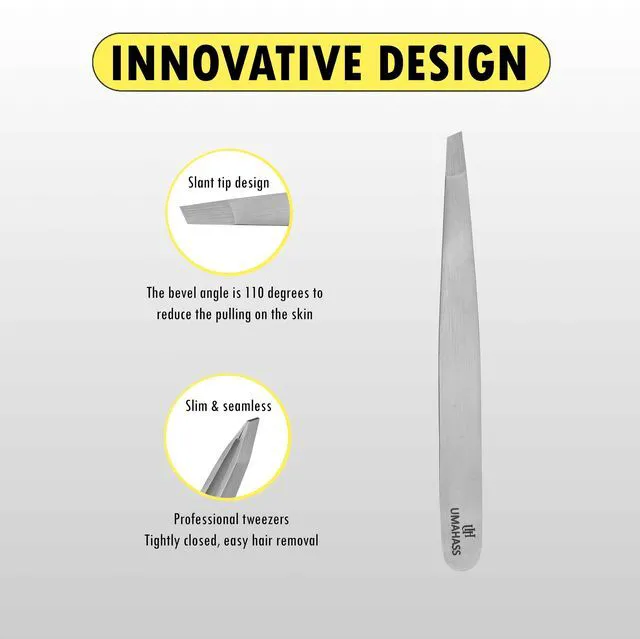 Alt view image 4 of 7 - 4.5" Premium Nose Hair Scissors For Men, Nasal Hair Tweezers for Women, Safety Blades with Rounded Tip for Trimming Small Details Facial Hair, Ear Hair, Eyebrow