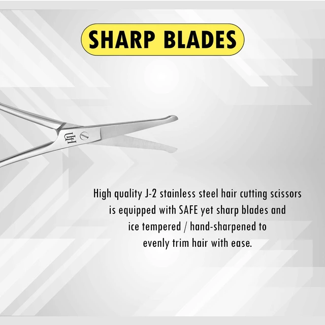 Alt view image 6 of 7 - 4.5" Premium Nose Hair Scissors For Men, Nasal Hair Tweezers for Women, Safety Blades with Rounded Tip for Trimming Small Details Facial Hair, Ear Hair, Eyebrow