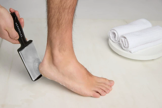 Alt view image 6 of 7 - Double-Sided Footfile - Metal Callus Remover for Self-Care, Pedicure Tool for Men