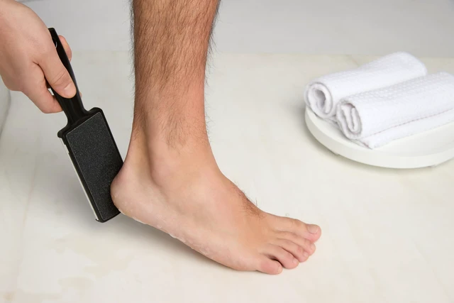 Alt view image 7 of 7 - Double-Sided Footfile - Metal Callus Remover for Self-Care, Pedicure Tool for Men