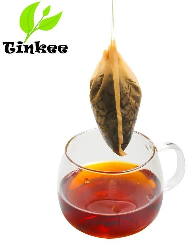Alt view image 5 of 7 - Tea Filter bags, safe and natural material, disposable tea infuser, empty tea bag with drawstring for loose leaf tea, set of 1003.15 x 3.94 inch (White)