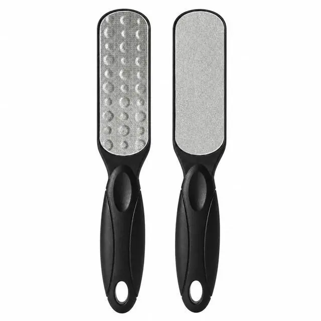 Main image of Foot File, Double Sided Callus Remover for Dead Skin | Stainless Steel Pedicure File for Hard Dead Skin, Cracked Heels & Corns, Dry & Wet Use, Soft Smooth Feet, Home Pedicure