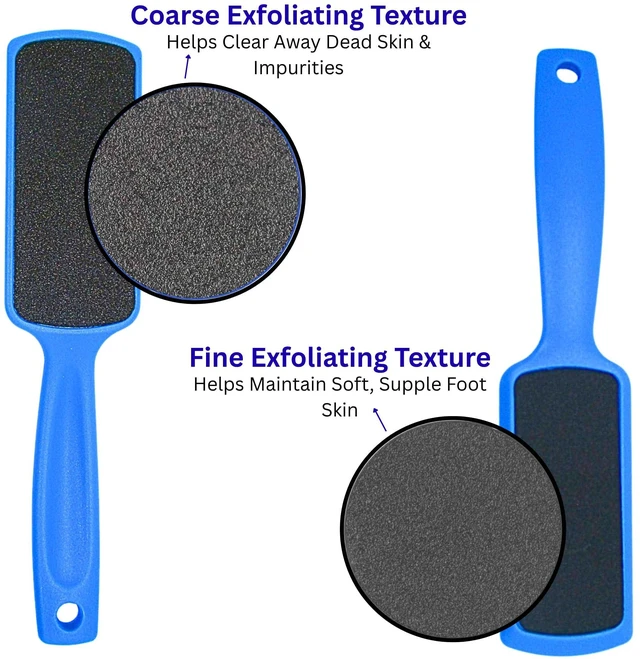 Alt view image 2 of 6 - 6Piece Pedicure Foot File Set DoubleSided Callus Remover & Dead Skin Scrubber for Smooth, Soft Fee