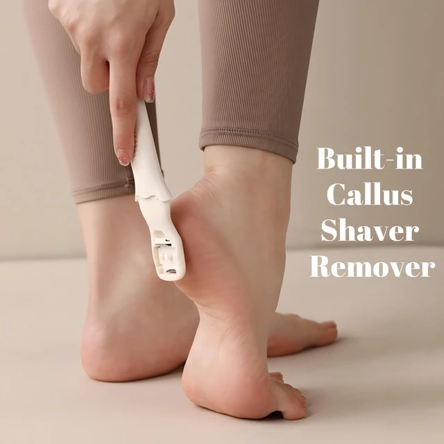 Alt view image 2 of 7 - Detachable Foot File, 2-in-1 Double Sided Callus Remover Tool | Stainless Steel Plate, Coarse & Fine Dual Surface, Non-Slip Grip Handle, Portable Tool for Dead Skin & Cracked Heel Foot Care