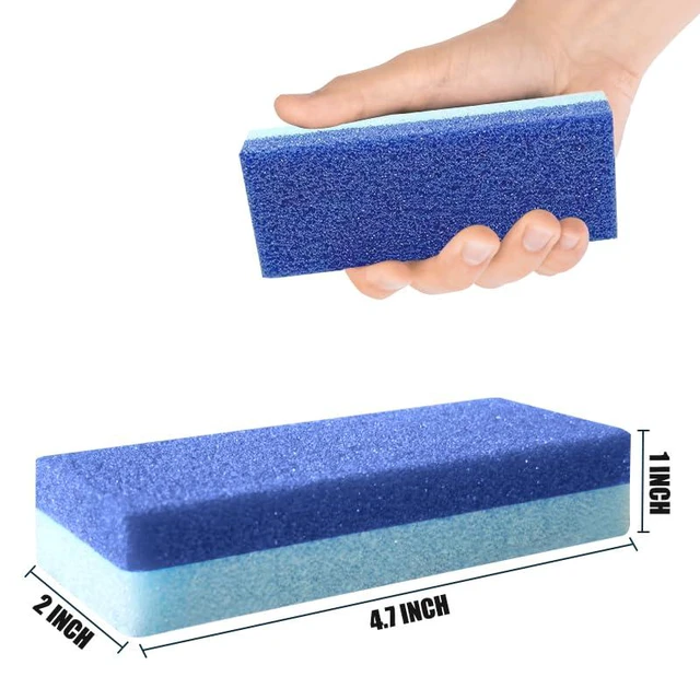 Alt view image 6 of 6 - 4 Pack Foot Pumice for Feet Pedicure Plastic Foot Scrubber Exfoliator for Dead Skin Cracked Heel Repair Callus Remover
