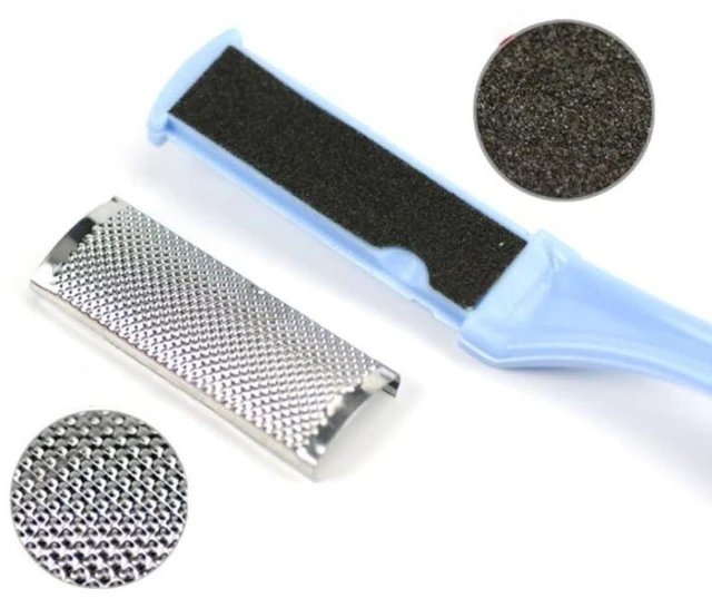 Alt view image 2 of 7 - Double-Sided Foot File Callus Remover for Dead Skin Matte Pedicure Rasp for Cracked Heels Foot Care Tool for Manual Exfoliation 3 pcs Assorted Colors