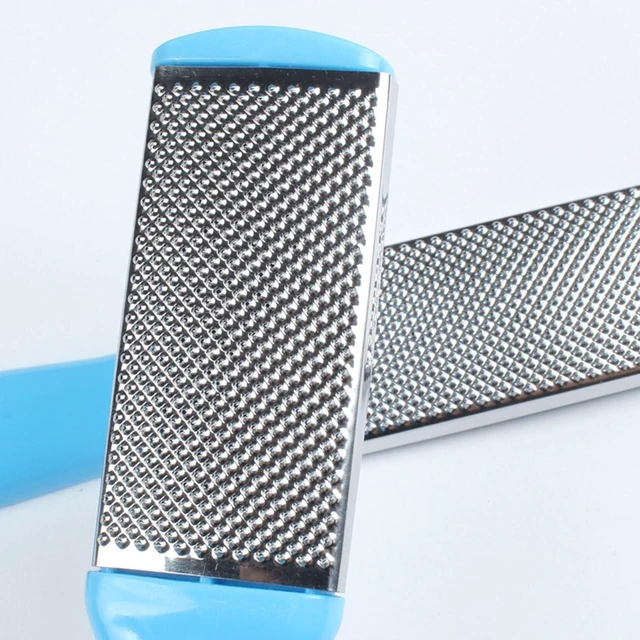 Alt view image 3 of 7 - Double-Sided Foot File Callus Remover for Dead Skin Matte Pedicure Rasp for Cracked Heels Foot Care Tool for Manual Exfoliation 3 pcs Assorted Colors