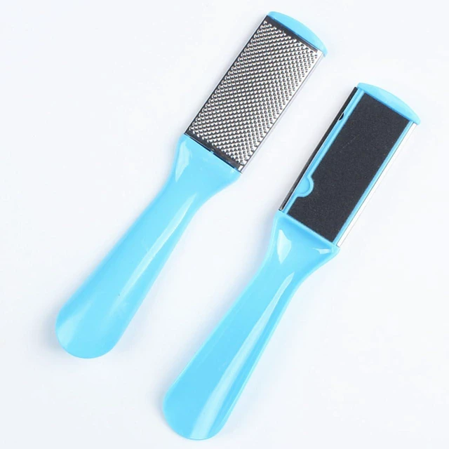 Alt view image 4 of 7 - Double-Sided Foot File Callus Remover for Dead Skin Matte Pedicure Rasp for Cracked Heels Foot Care Tool for Manual Exfoliation 3 pcs Assorted Colors
