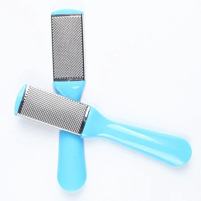 Alt view image 6 of 7 - Double-Sided Foot File Callus Remover for Dead Skin Matte Pedicure Rasp for Cracked Heels Foot Care Tool for Manual Exfoliation 3 pcs Assorted Colors
