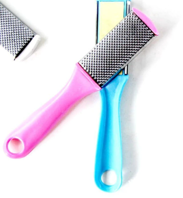 Alt view image 7 of 7 - Double-Sided Foot File Callus Remover for Dead Skin Matte Pedicure Rasp for Cracked Heels Foot Care Tool for Manual Exfoliation 3 pcs Assorted Colors