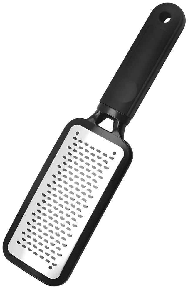 Alt view image 2 of 5 - YOFAN Foot File Set, 2-Pack Double-Sided Stainless Steel Callus Remover | Stainless steel & plastic, double-sided, waterproof, washable, for heel, dead skin, callus, pedicure, foot care, home