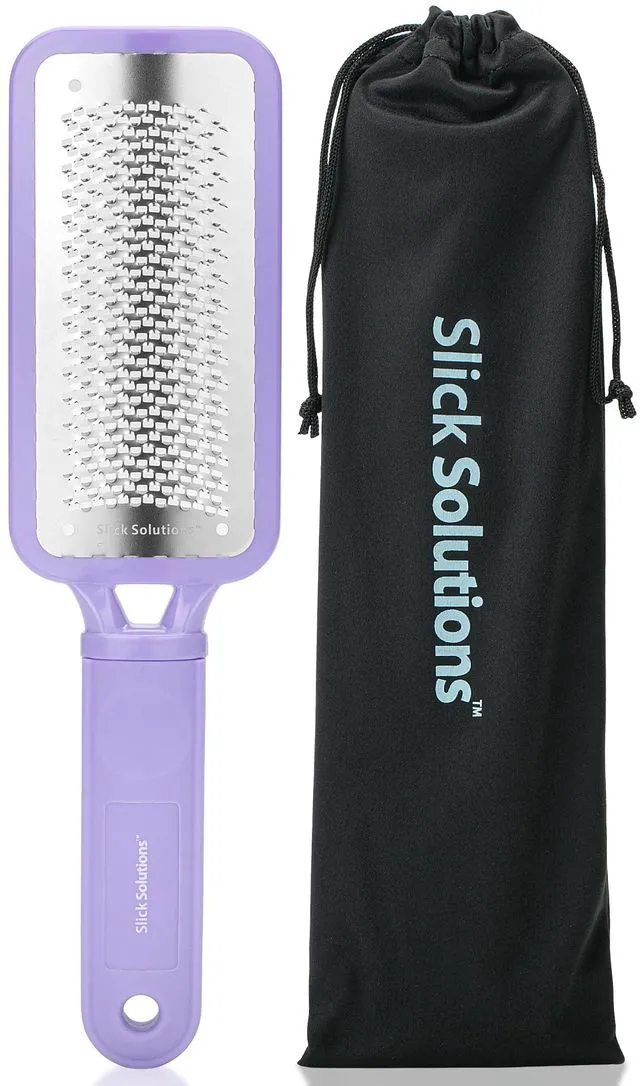 Main image of Foot File Callus Remover - Purple Foot Scraper & Rasp for Dead Skin, Heel Scrubber