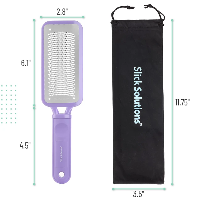 Alt view image 5 of 7 - Foot File Callus Remover - Purple Foot Scraper & Rasp for Dead Skin, Heel Scrubber