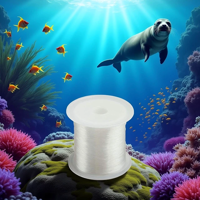 Alt view image 5 of 7 - Transparent Fishing Line Fishing Wire Portable Fishings Thread Clear Strong Fish Wire Monofilament Fishing Line 70Mx0.25 mm Hunting and Fishing