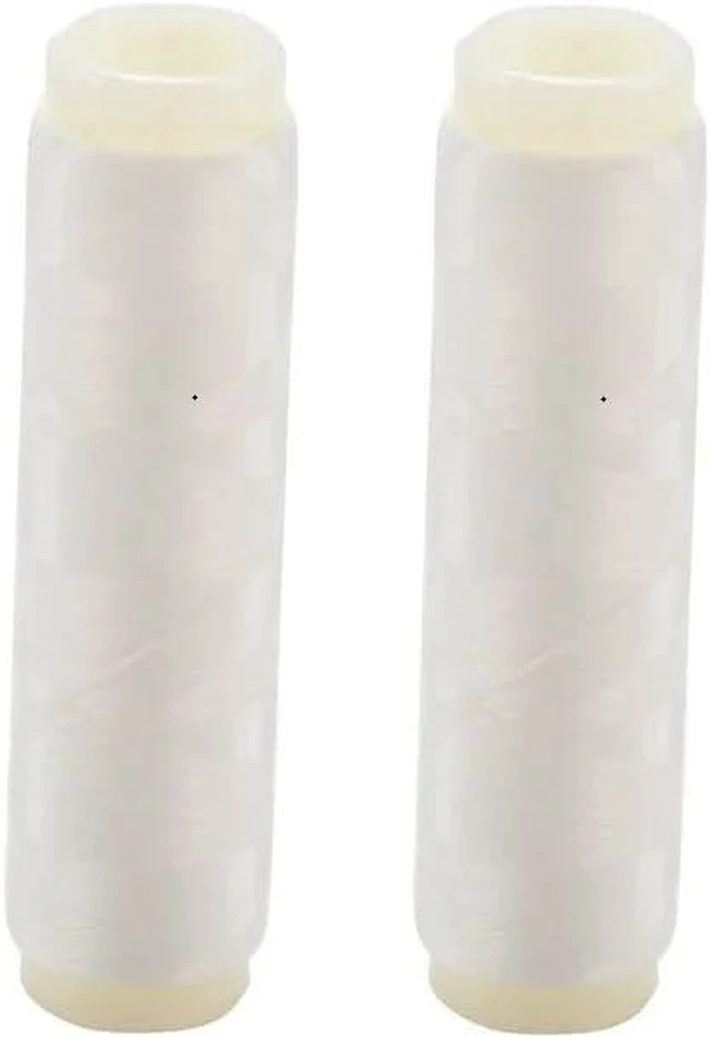 Main image of 2Pcs White Fishing Thread Nylon Elastic Invisible Magic Fishing Line Bait Thread Length 656 Feet Per Spool Stretchy Line Clear String Line