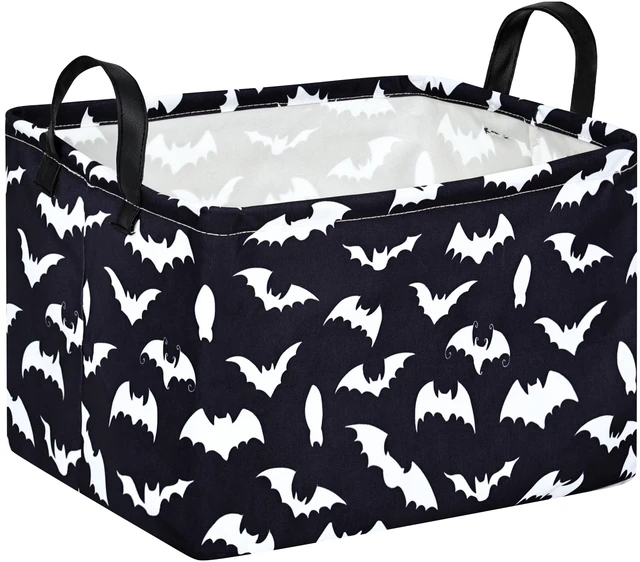 Main image of Halloween Storage Basket Pumpkin Ghost Gift Basket for Kids Foldable Toy Box Waterproof Organizer Bin Laundry Nursery Hamper for Home Office Dorm Closet Shelf