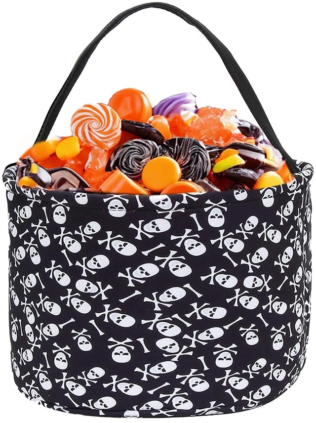 Main image of Halloween Candy Basket Bag Halloween Candy Trick or Treat Buckets