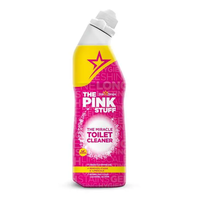 Main image of Stardrops The Pink Stuff Miracle Toilet Gel Cleaner, 25 Fl Oz | Clinging Gel Power Removes Stains & Limescale Sparkling Foam Action