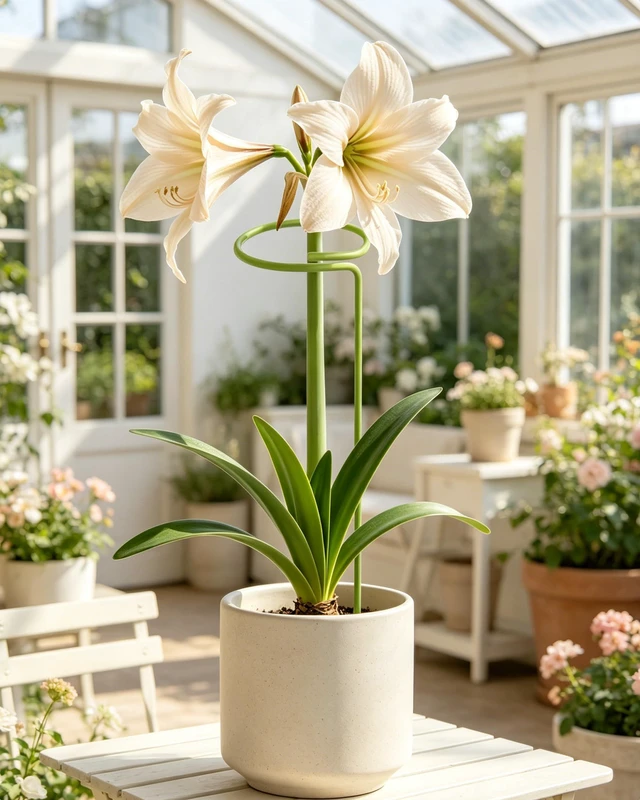 Alt view image 4 of 6 - 6-Pack Plant Support Stakes for Indoor Plants, Monstera Plant Support & Tall Sticks, Heavy Duty Adjustable 15.8-Inch Garden Stakes for Amaryllis, Snake Plant, Indoor Outdoor Use