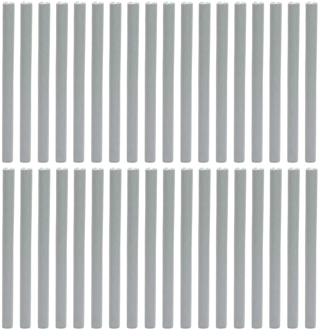 Main image of 36 Pack 3.1 x 0.2 Inch Grey Spoke Reflectors for Bicycles | ABS Reflective Clips, 360° Visibility, Night Safety, Fits Mountain & Road Bikes